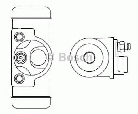 BOSCH F026002344 Колісний гальмівний циліндр