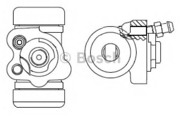 BOSCH F026002394 Колісний гальмівний циліндр