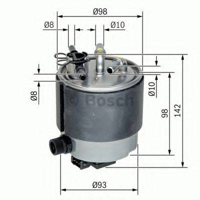 BOSCH F026402126 Паливний фільтр