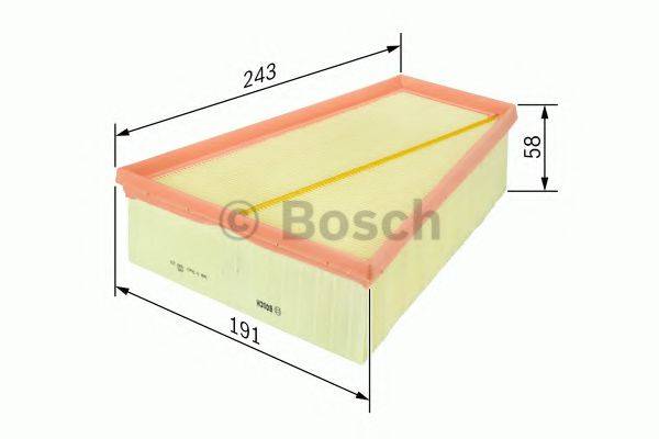 BOSCH 0986626836 Повітряний фільтр