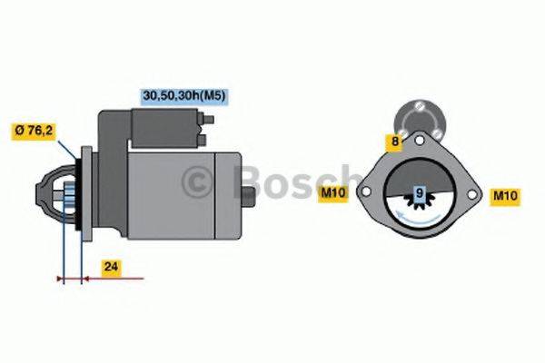 BOSCH 0001109200 Стартер