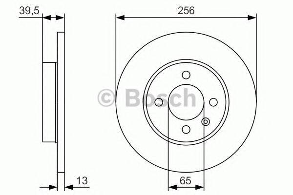 BOSCH 0986479T48 гальмівний диск