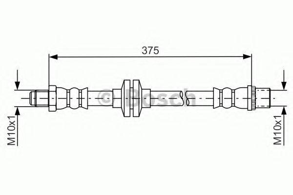 BOSCH 1987481695 Гальмівний шланг