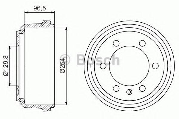 BOSCH 0986477218 Гальмівний барабан