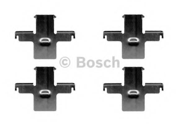 BOSCH 1987474612 Комплектуючі, колодки дискового гальма