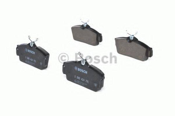 BOSCH 0986424781 Комплект гальмівних колодок, дискове гальмо