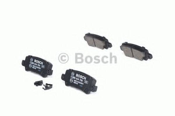 BOSCH 0986424790 Комплект гальмівних колодок, дискове гальмо