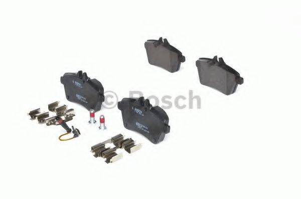 BOSCH 0986494087 Комплект гальмівних колодок, дискове гальмо