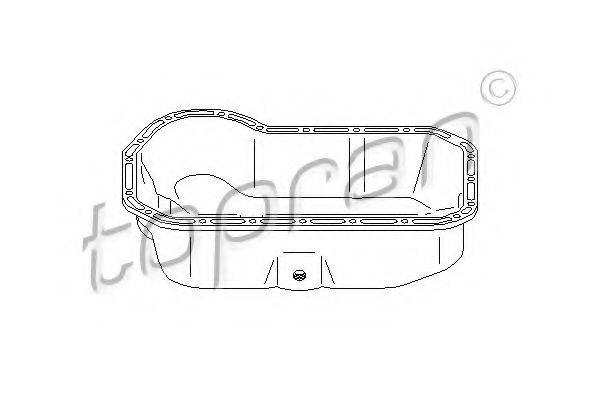 TOPRAN 100832 Масляний піддон