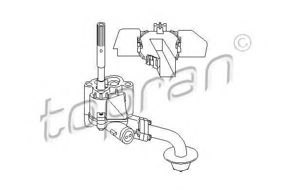 TOPRAN 100256 Масляний насос
