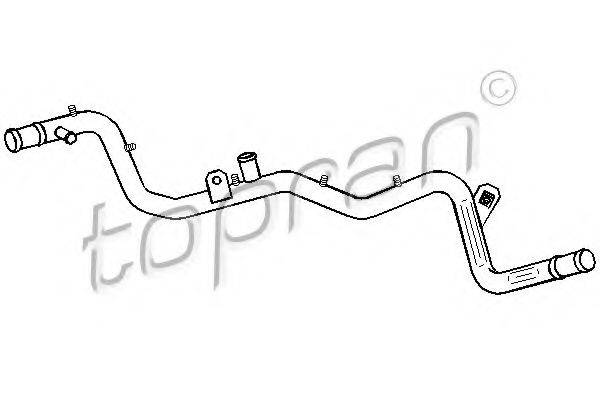 TOPRAN 100258 Трубка охолоджувальної рідини