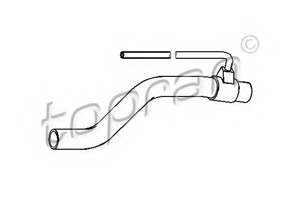TOPRAN 111978 Шланг радіатора