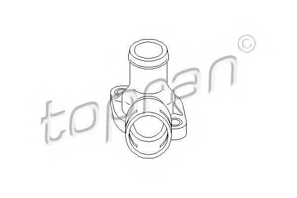 TOPRAN 107310 Фланець охолоджувальної рідини