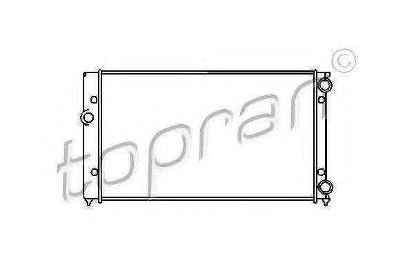 TOPRAN 103005 Радіатор, охолодження двигуна