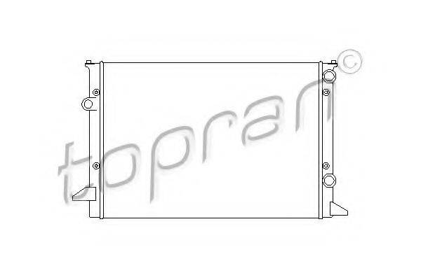 TOPRAN 110176 Радіатор, охолодження двигуна