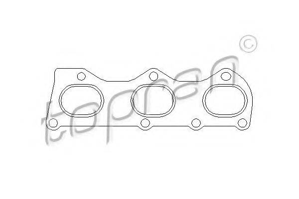 TOPRAN 112393 Прокладка, випускний колектор