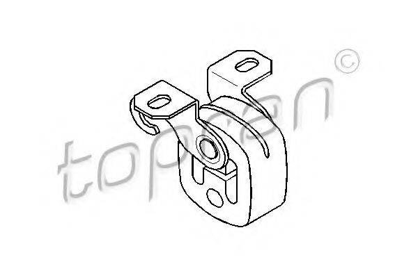 TOPRAN 110138 Кронштейн, глушник