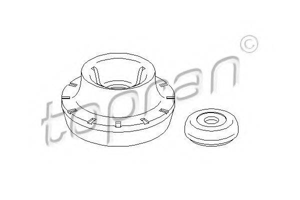 TOPRAN 108557 Опора стійки амортизатора