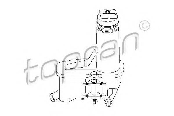 TOPRAN 108569 Компенсаційний бак, гідравлічного масла услювача керма