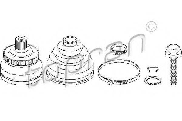 TOPRAN 111719 Шарнірний комплект, приводний вал
