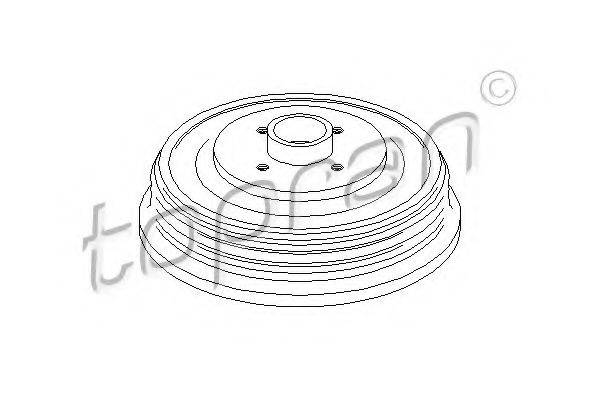 TOPRAN 112138 Гальмівний барабан