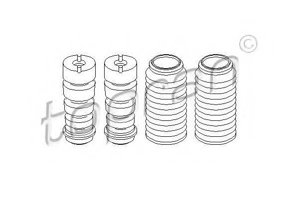 TOPRAN 915017 Пилозахисний комплект, амортизатор