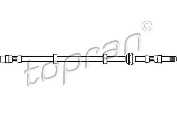 TOPRAN 108302 Гальмівний шланг