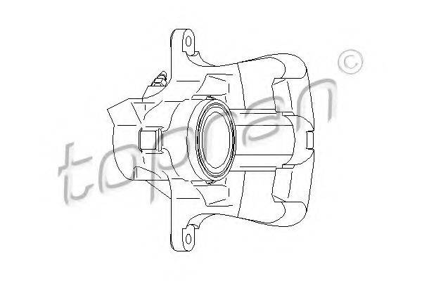 TOPRAN 110286 Гальмівний супорт