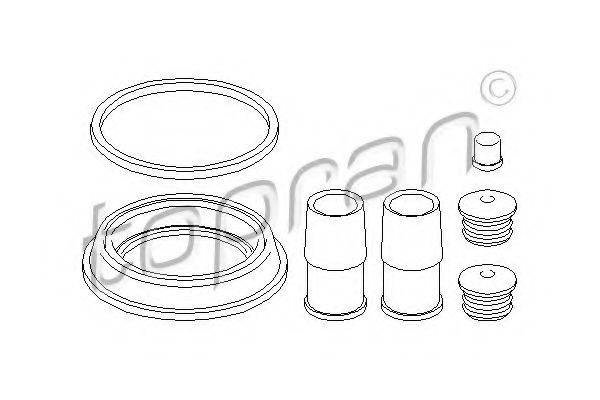 TOPRAN 111223 Ремкомплект, гальмівний супорт