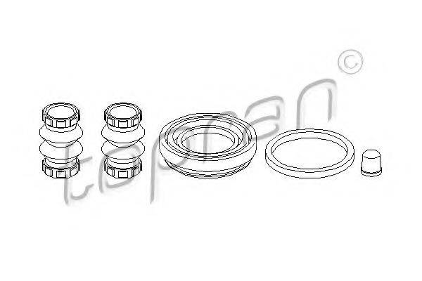 TOPRAN 109969 Ремкомплект, гальмівний супорт