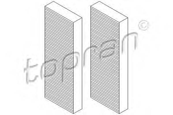 TOPRAN 112296 Фільтр, повітря у внутрішньому просторі