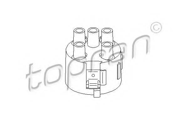 TOPRAN 100277 Кришка розподільника запалювання