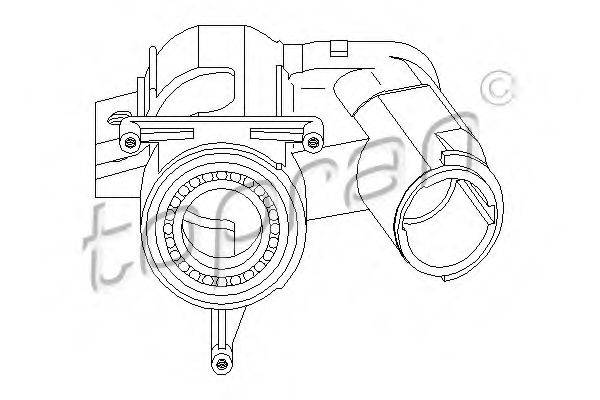 TOPRAN 102413 Замок валу рульового колеса