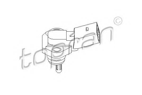 TOPRAN 111423 Датчик, тиск у впускному газопроводі