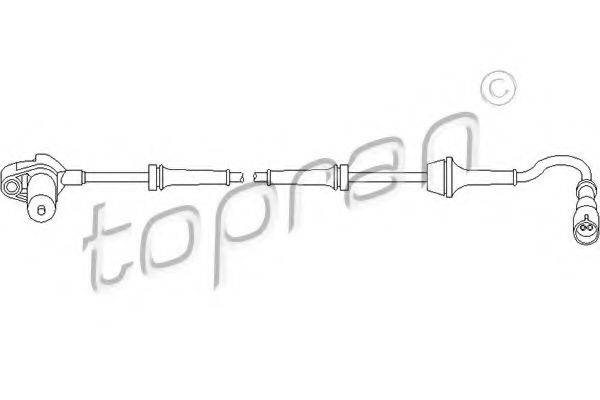 TOPRAN 111078 Датчик, частота обертання колеса