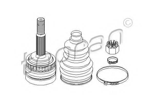 TOPRAN 206115 Шарнірний комплект, приводний вал