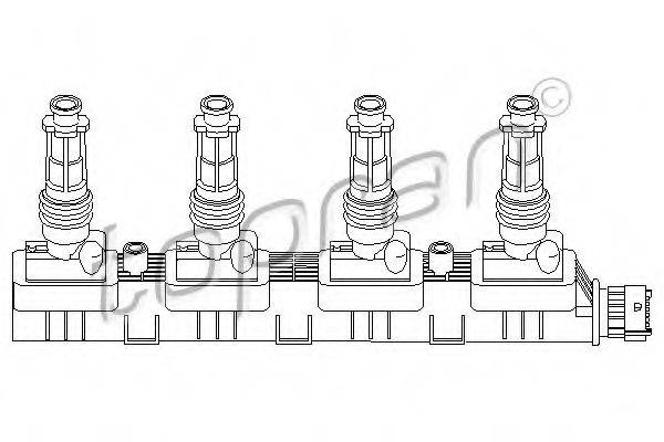 TOPRAN 207116 Котушка запалювання