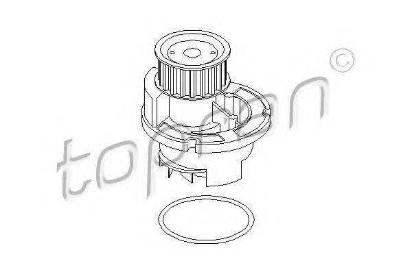 TOPRAN 205706 Водяний насос