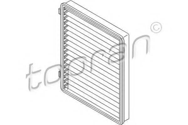 TOPRAN 207481 Фільтр, повітря у внутрішньому просторі