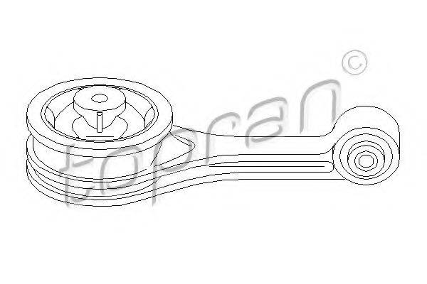 TOPRAN 302389 Підвіска, двигун