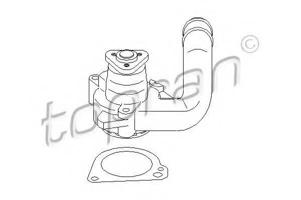 TOPRAN 301514 Водяний насос