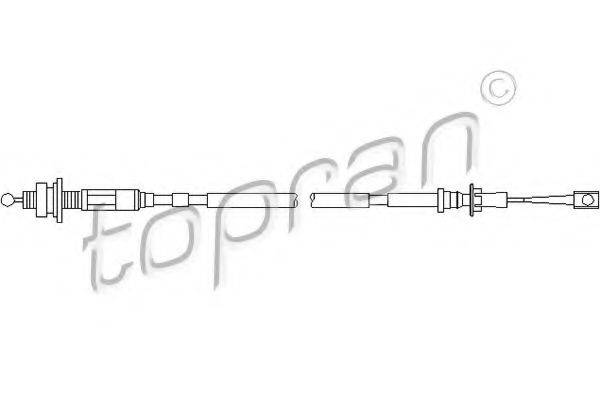 TOPRAN 302771 Тросик газу