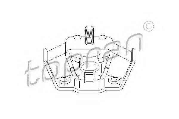 TOPRAN 400040 Підвіска, двигун