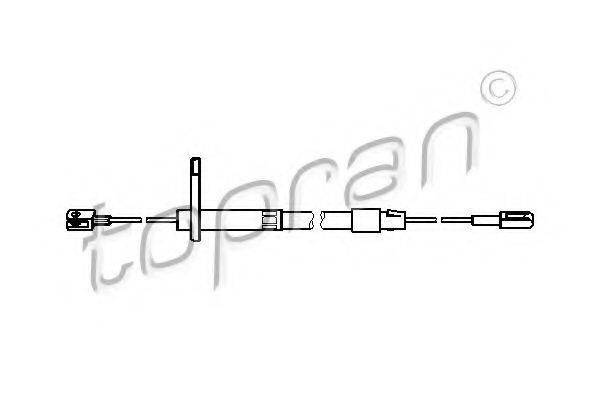 TOPRAN 401279 Трос, стоянкова гальмівна система
