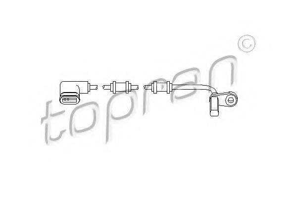 TOPRAN 401552 Датчик, частота обертання колеса