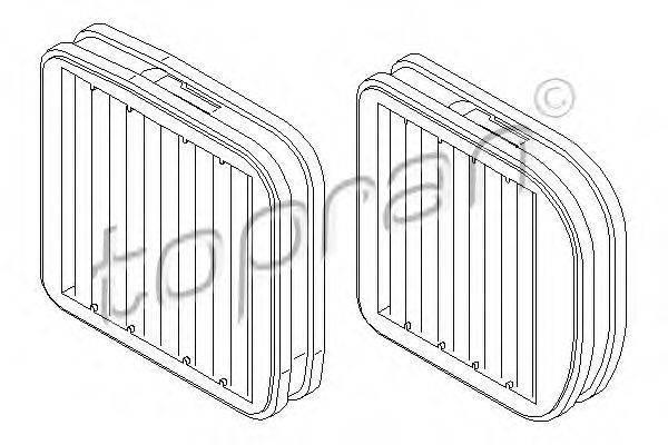 TOPRAN 400209 Фільтр, повітря у внутрішньому просторі