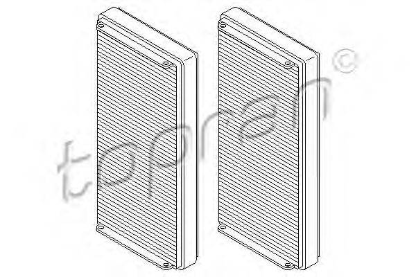 TOPRAN 400208 Фільтр, повітря у внутрішньому просторі