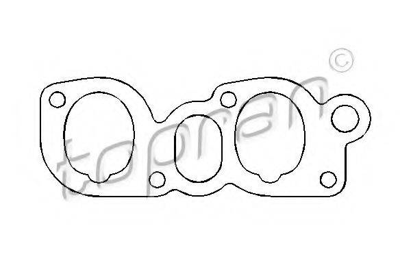 TOPRAN 501267 Прокладка, впускний колектор