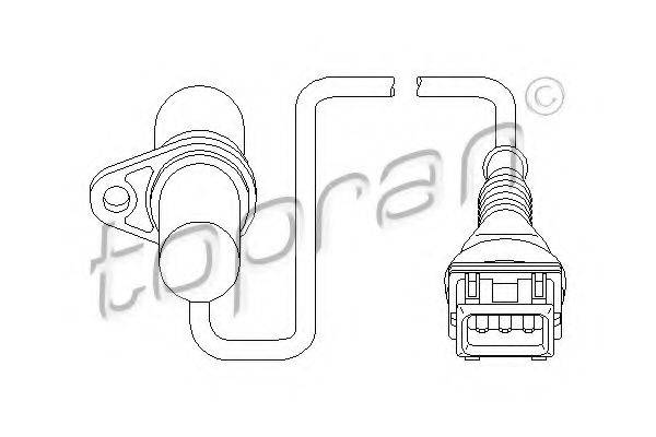 TOPRAN 501444 Датчик частоти обертання, керування двигуном