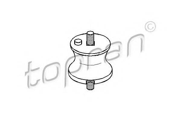 TOPRAN 500287 Підвіска, ступінчаста коробка передач